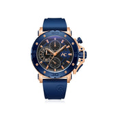 Alexandre Christie 9205MCRURBU Midnight Blue Chronograph Watch For Men