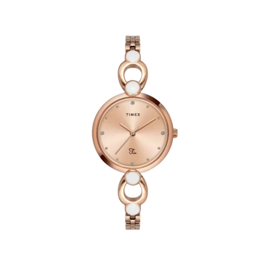 Timex watches women's rose gold on sale