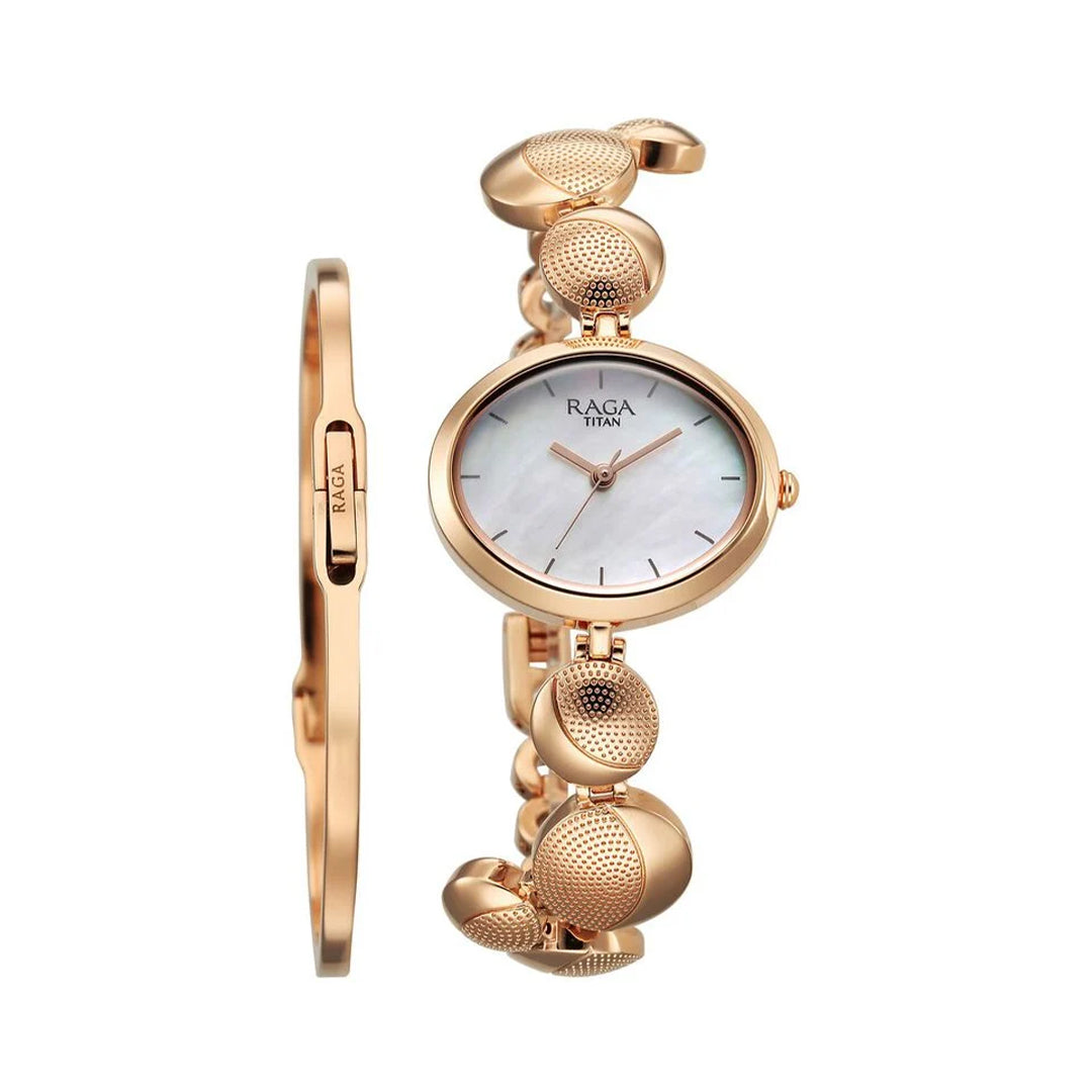 Titan raga analog mother of pearl on sale