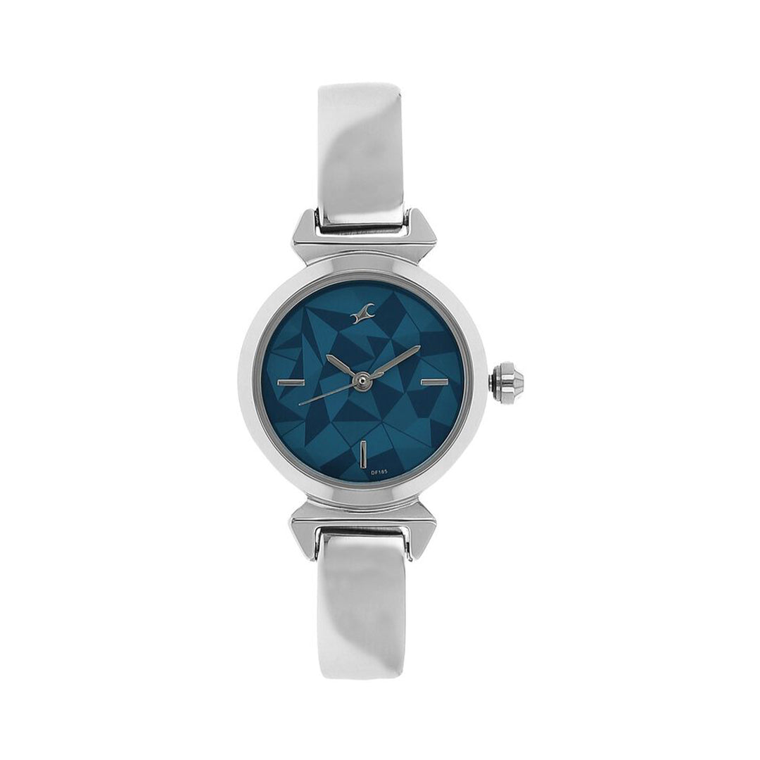 Fastrack 6291SM02 Quartz Analog Blue Dial Stainless Steel Strap Watch for Girls