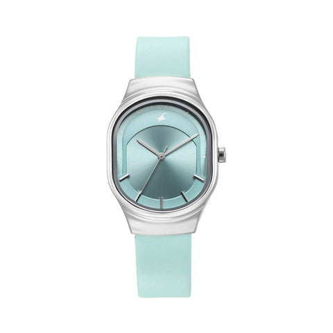 Fastrack 6283SL01 Snob X Blue Dial Leather Strap Watch for Girls