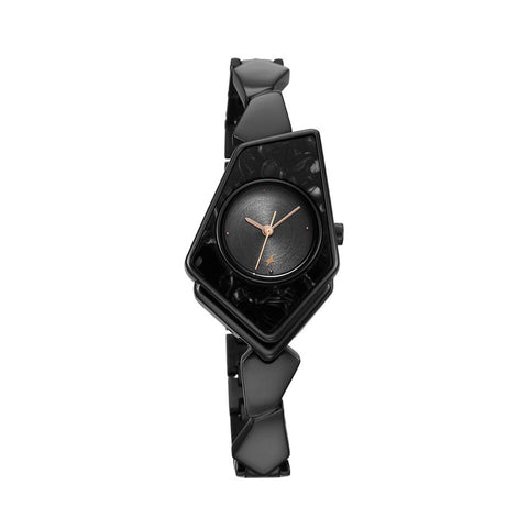 Fastrack 6279NM01 Younique Quartz Analog Grey Dial Metal Strap Watch for Girls