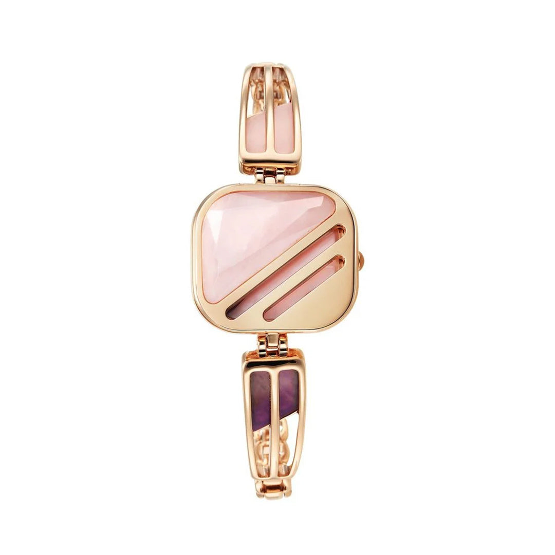 TITAN 95192WM01 Raga New You Quartz Analog Mother of Pearl Dial with Rose Quartz dial cover Watch for Women