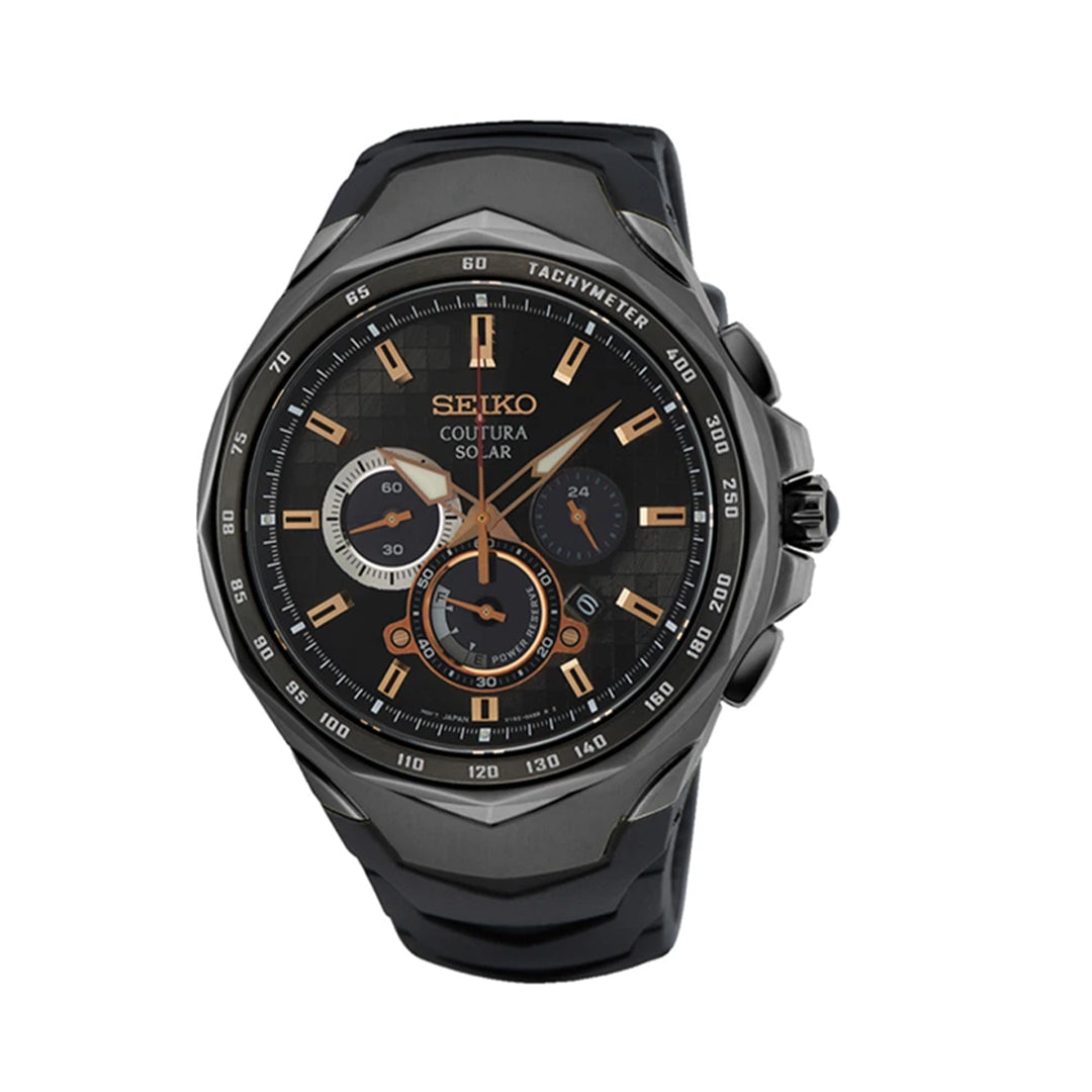 SEIKO SSC811P9 Coutura Solar Power Chronograph Watch for Men