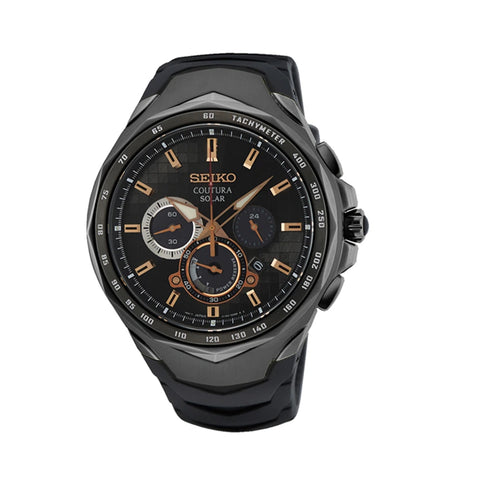 SEIKO SSC811P9 Coutura Solar Power Chronograph Watch for Men