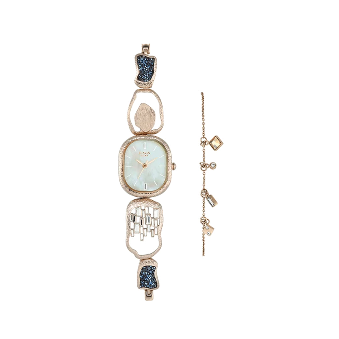 TITAN 95098WM02 Raga I Am Mother of Pearl Dial Women Watch With Metal Strap