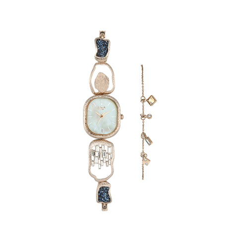 TITAN 95098WM02 Raga I Am Mother of Pearl Dial Women Watch With Metal Strap
