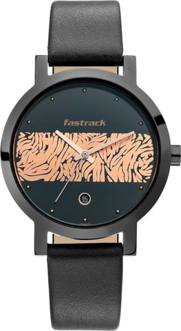 Fastrack NP6222NL01 Animal Print Analog Watch  - For Women