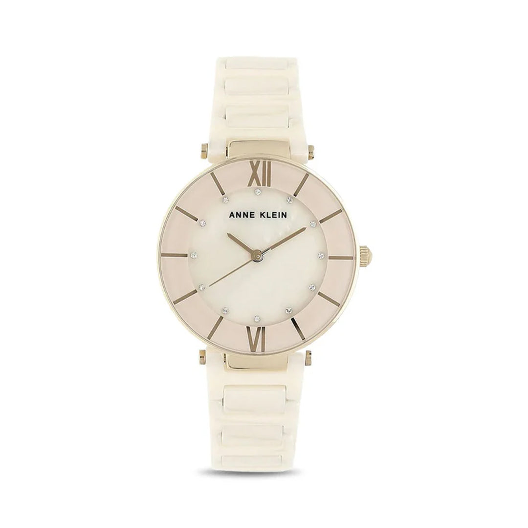 ANNE KLEIN NEAK3266LPRG CERAMICS ANALOG WATCH FOR WOMEN