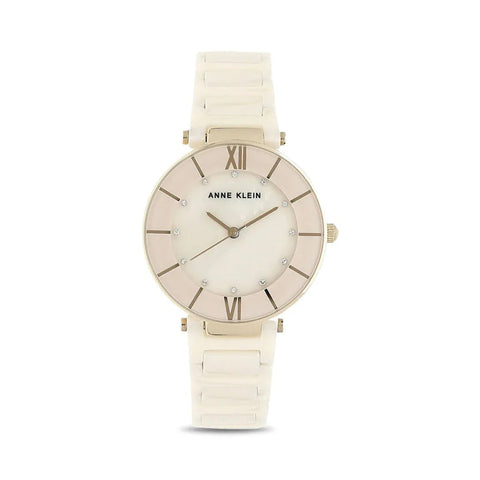 ANNE KLEIN NEAK3266LPRG CERAMICS ANALOG WATCH FOR WOMEN