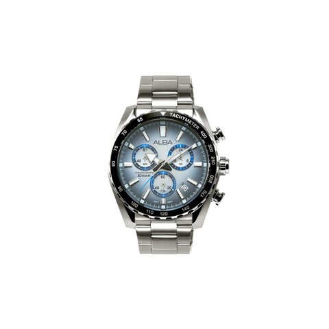 Alba AX7011X1 Columbia Blue Dial Chronograph Men's Watch