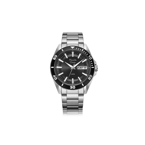 Alexandre Christie 6512MEBTBBA Men’s Classic Quartz Watch 44mm