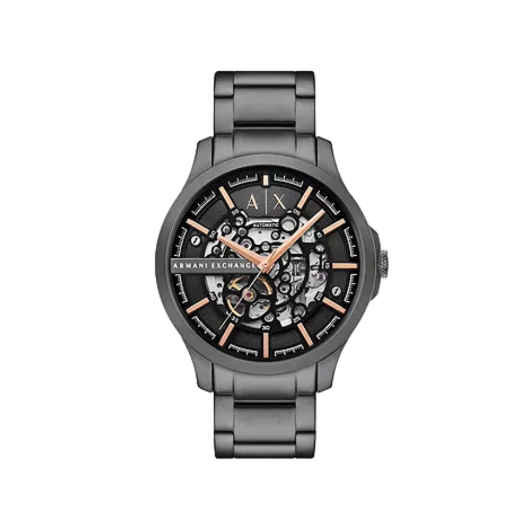Armani Exchange AX2458I Automatic Gunmetal Stainless Steel Watch
