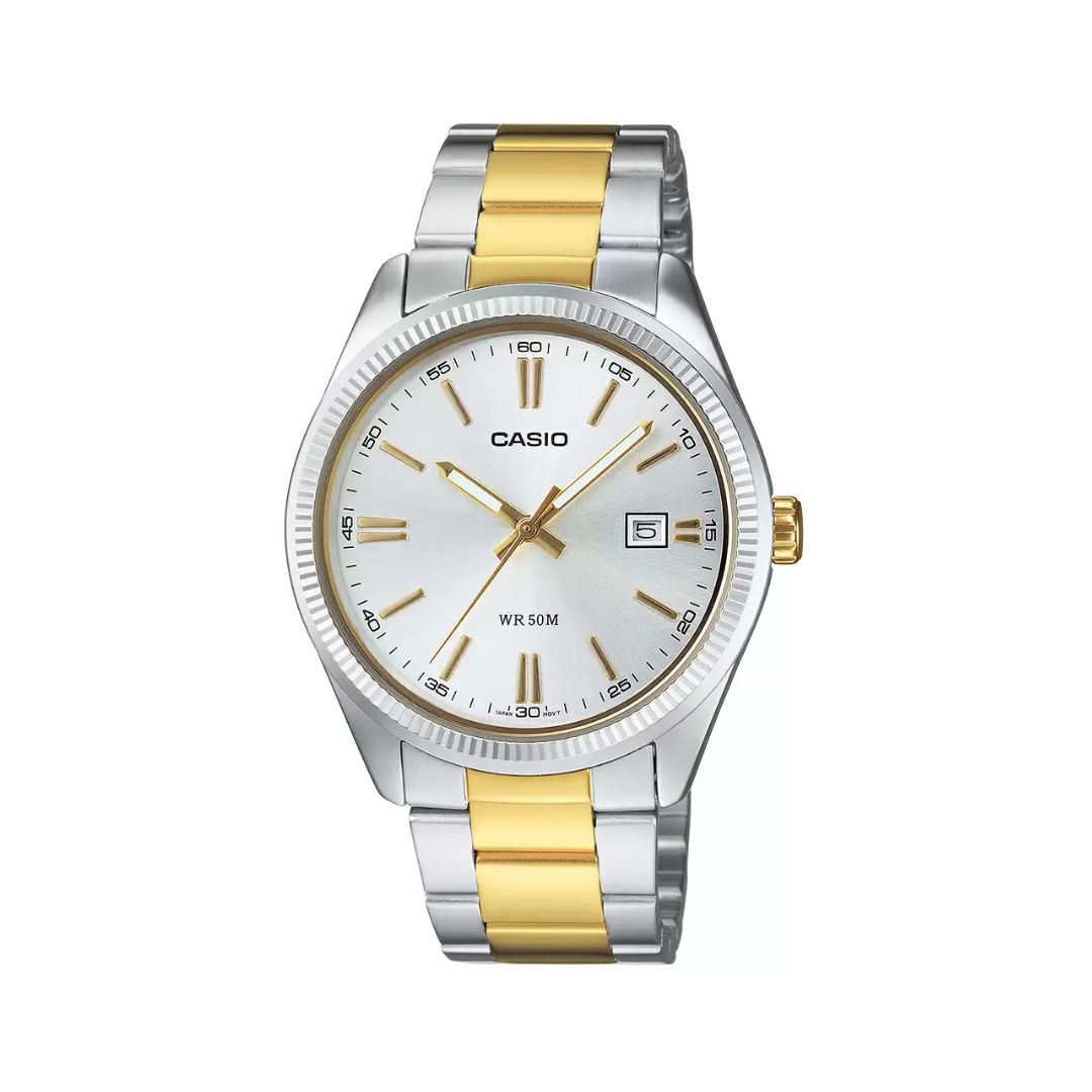CASIO A2370 ENTICER MEN MTP-1302PSG-7AVEF STANDARD ANALOG Watch