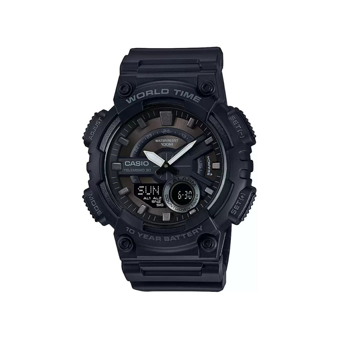 CASIO AD218 YOUTH AEQ-110W-1BVDF Analog-Digital Men's Watch