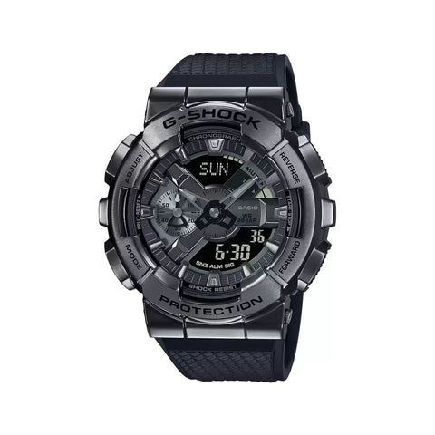 CASIO G1370 G-SHOCK GM-110BB-1ADR Black IP Men's Watch