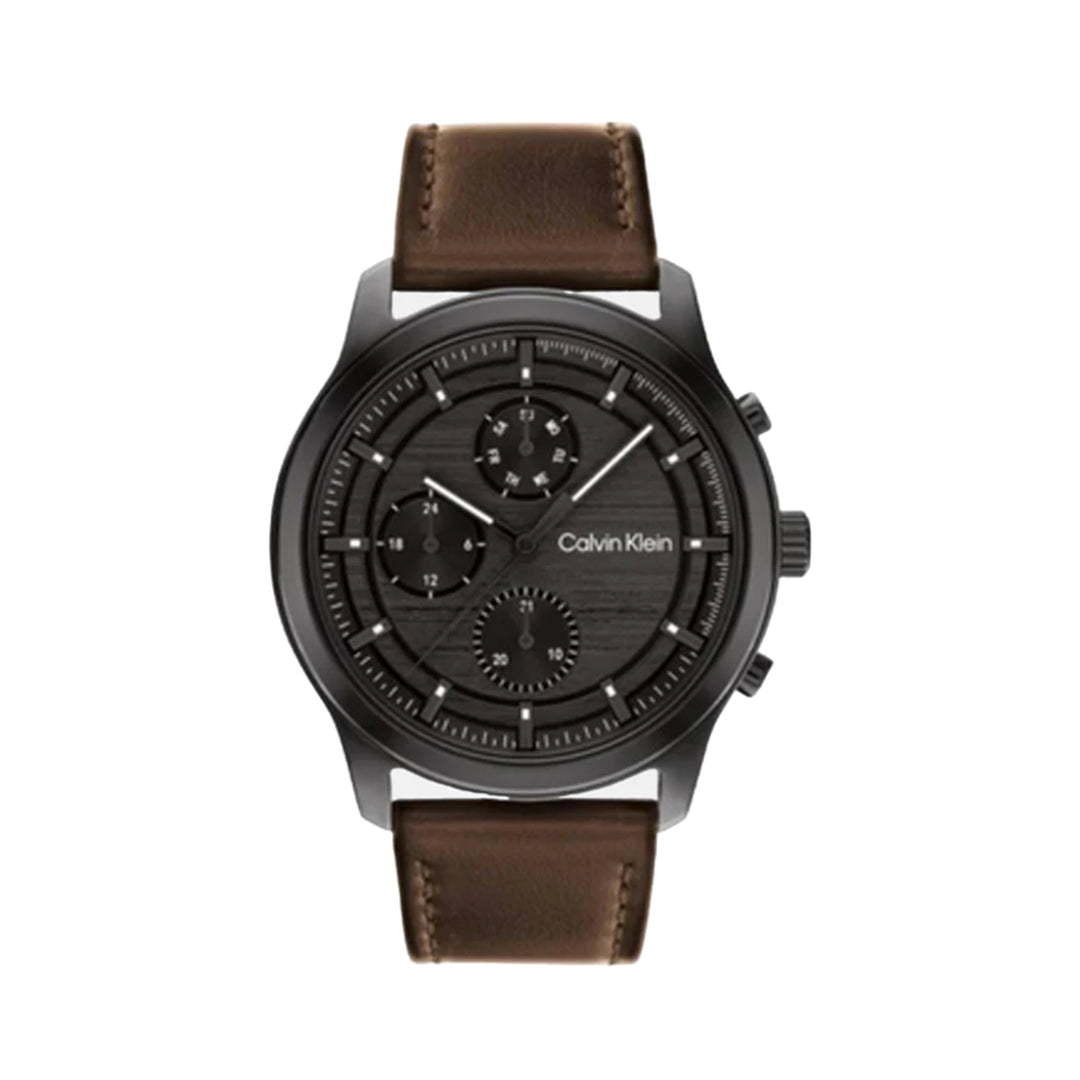 Calvin Klevin 25200212 Men's Leather Chronograph Watch