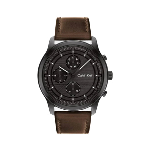 Calvin Klevin 25200212 Men's Leather Chronograph Watch