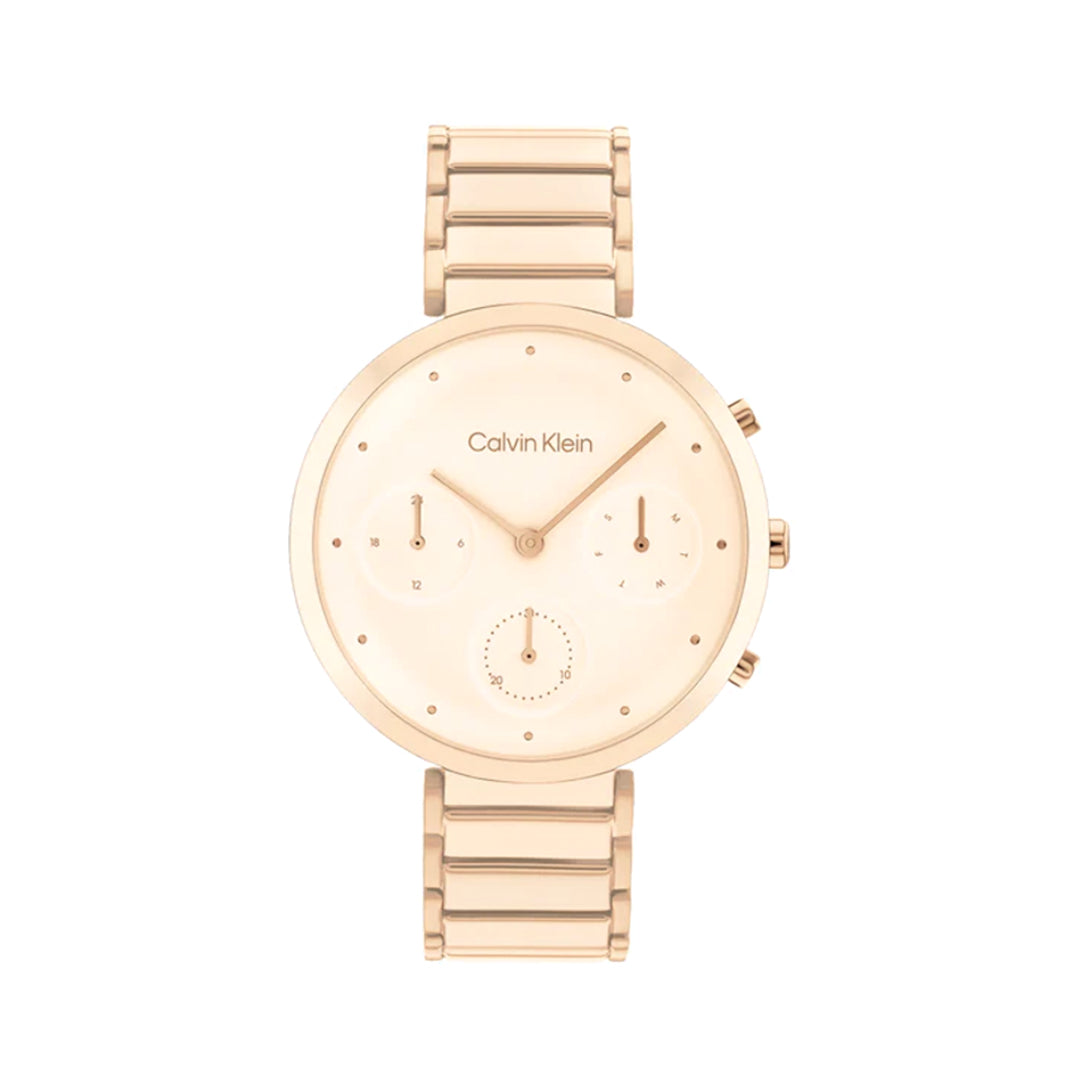 Calvin Klevin 25200285 Women's Blush Chronograph Stainless Steel Watch