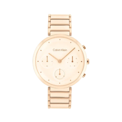 Calvin Klevin 25200285 Women's Blush Chronograph Stainless Steel Watch
