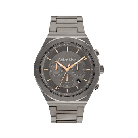 Calvin Klevin 25200304 Men's Grey Chronograph Stainless Steel Watch