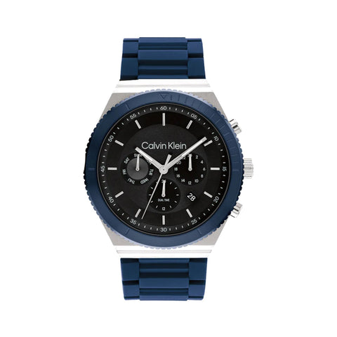 Calvin Klevin 25200307 Men's Black Chronograph Silicon Watch