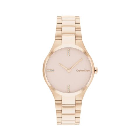 Calvin Klevin 25200334 Admire Women's Gold Analog Stainless Steel Watch