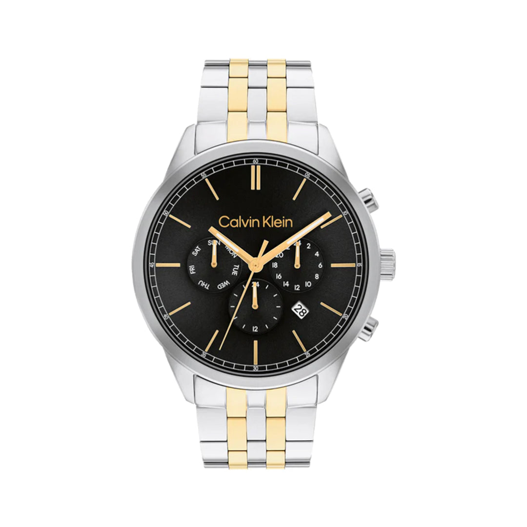Calvin Klevin 25200380 Infinite Men's Black Chronograph Stainless Steel Watch