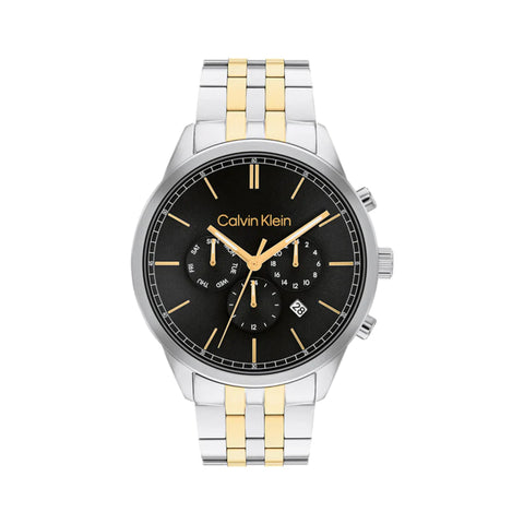 Calvin Klevin 25200380 Infinite Men's Black Chronograph Stainless Steel Watch