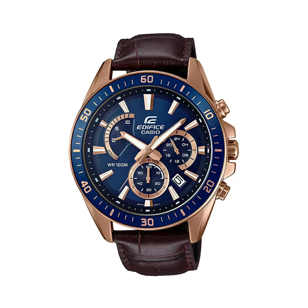 Casio EDIFICE EFR-552GL-2AVUDF - EX358 Brown Chronograph - Men's Watch