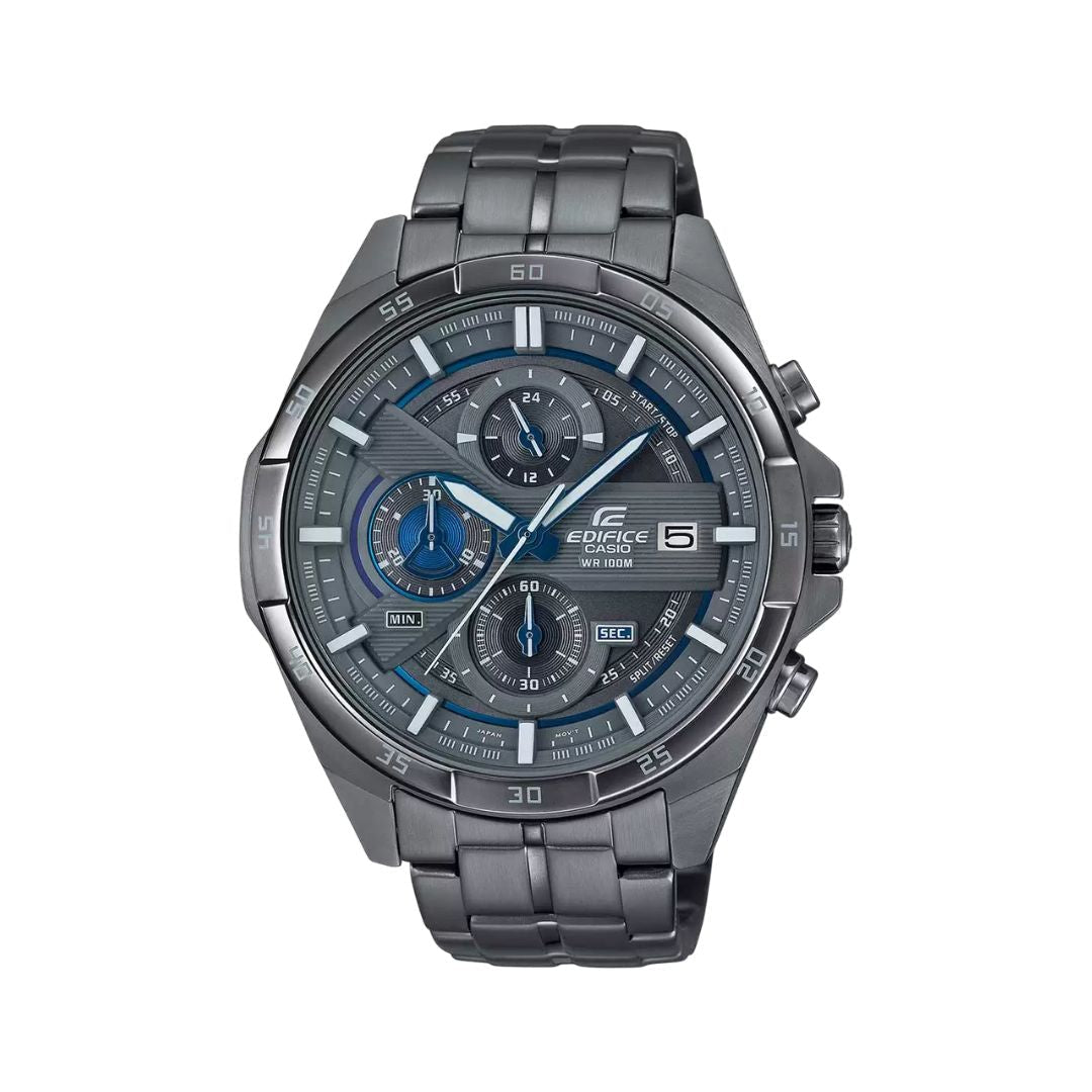 Casio Edifice Watch for Men EX494 EFR-556GY-1AVUDF Grey Chronograph