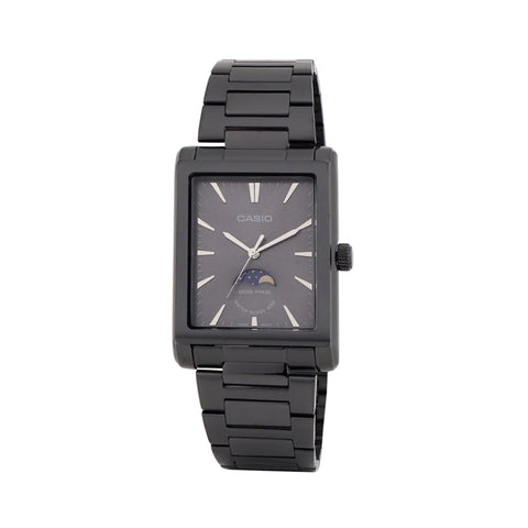 Casio Enticer A2169 - MTP-M105B-1AVDF Black Men's Analog Stainless Steel Watch