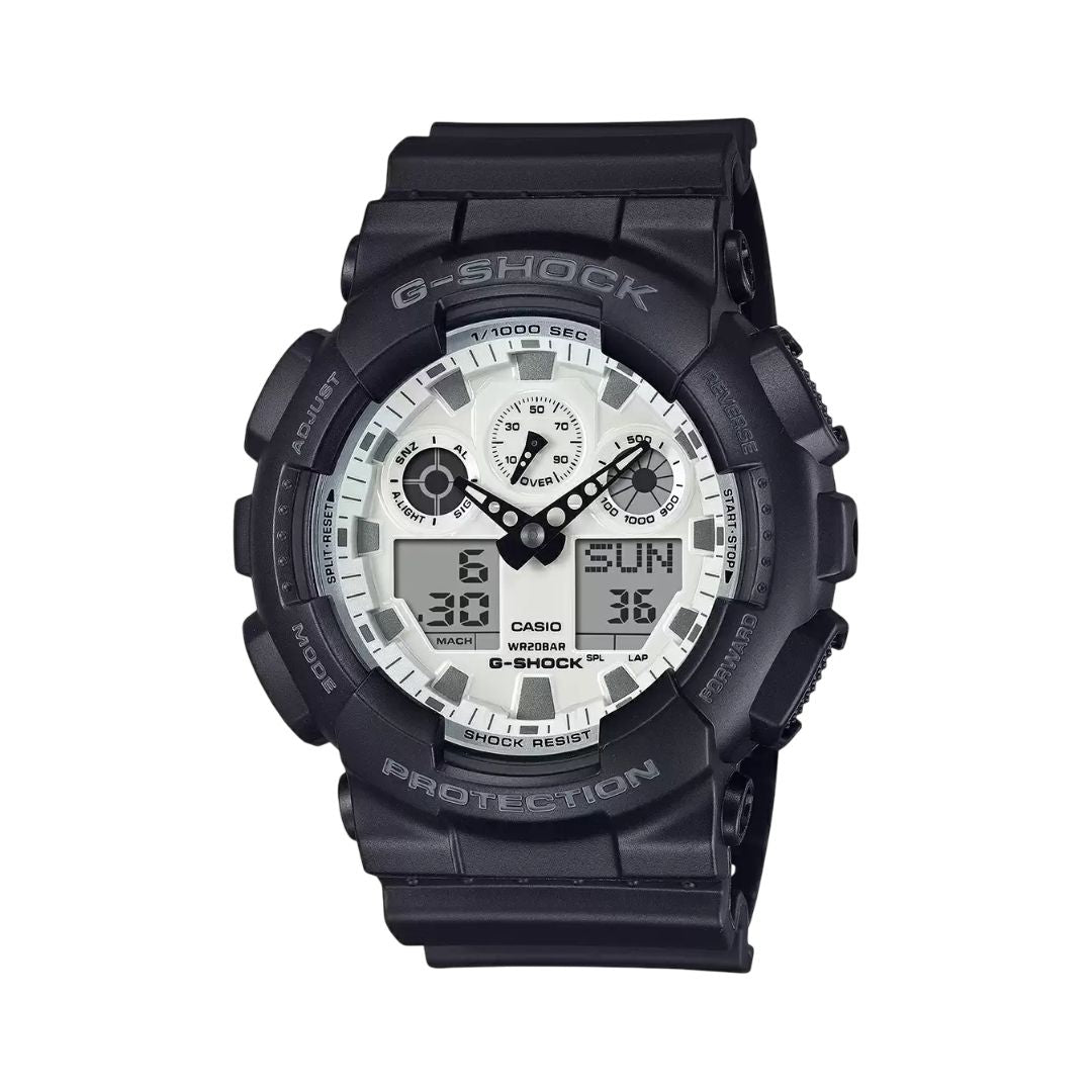 Casio G1635 G-Shock GA-100WD-1ADR Analog-Digital Watch