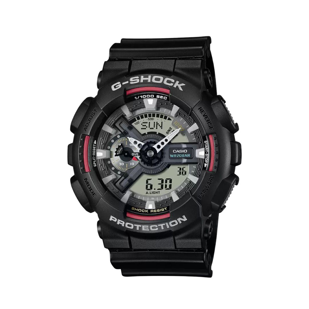 Casio G1685 G-Shock GA-110RL-1ADR Analog-Digital Watch