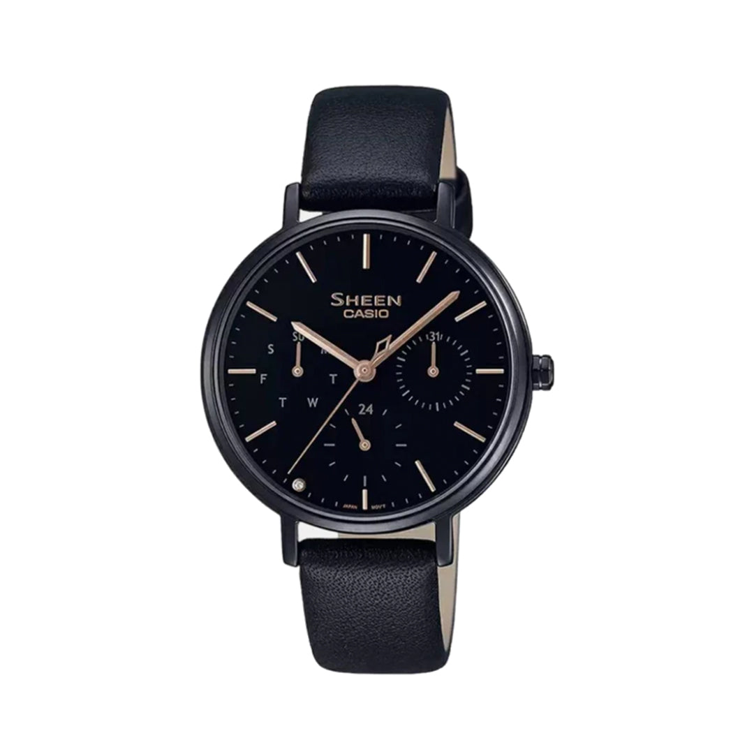 Casio SH234 - SHE-4541BL-1AUDF Sheen Women's Analog Leather Watch