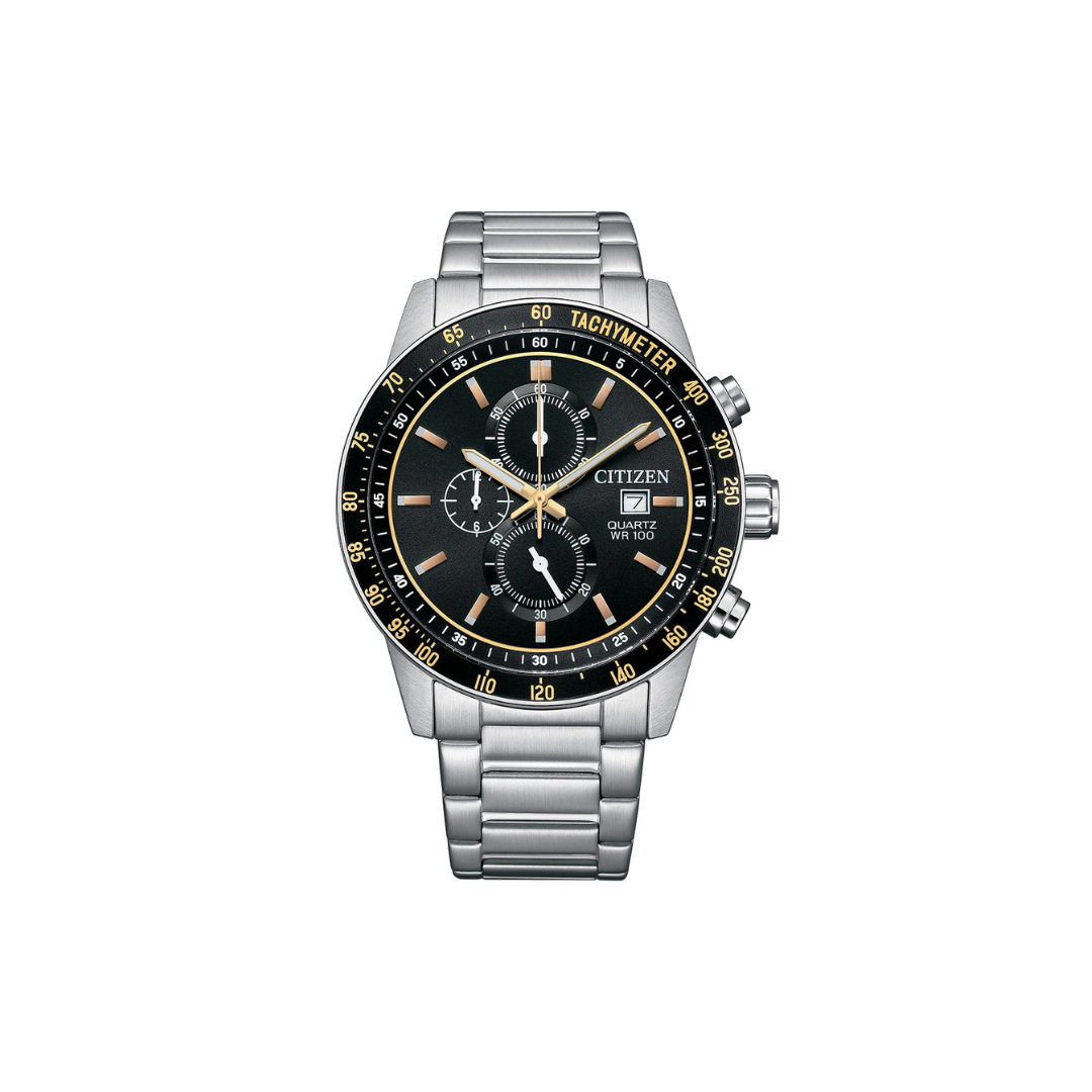 Citizen AN368157E QUARTZ GENTS WATCH BLACK DIAL 