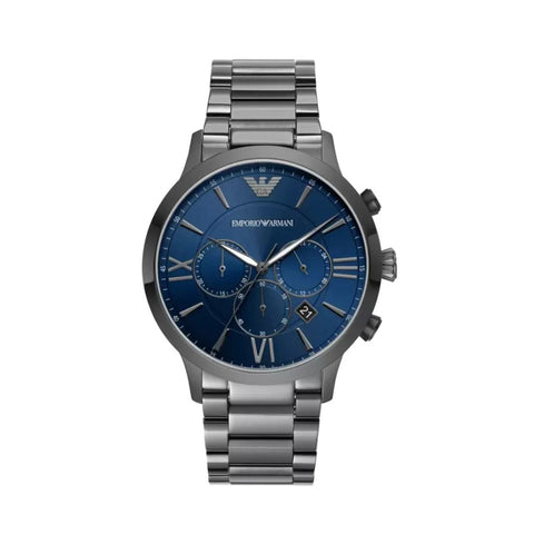 Emporio Armani AR11348 analog watch with a stainless steel case and bracelet, featuring a sleek and minimalist dial design.