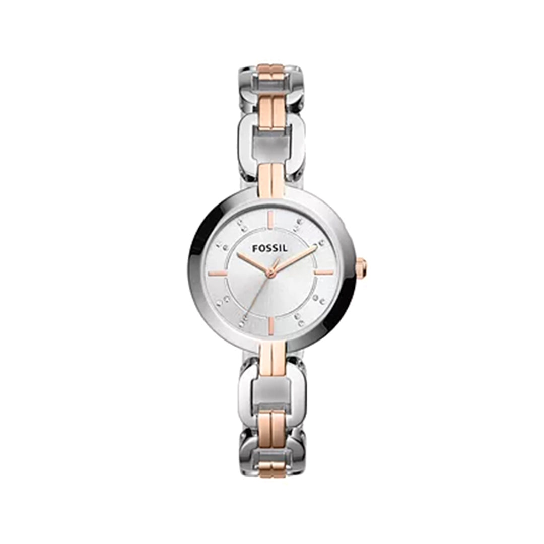 Fossil BQ3341 Kerrigan Three-Hand Two-Tone Stainless Steel Watch