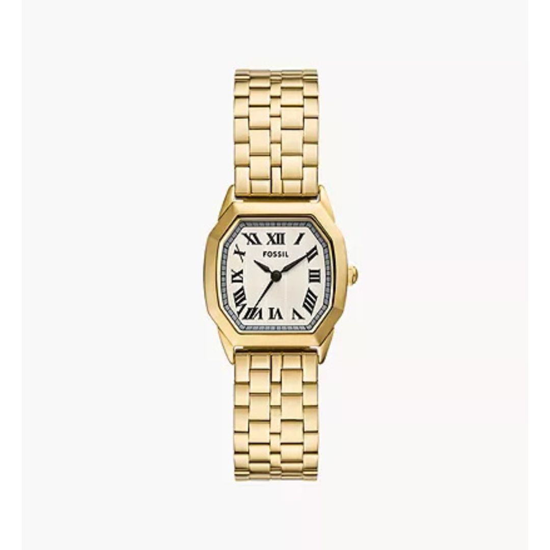 Fossil ES5361I Harlow Three-Hand Gold-Tone Stainless Steel Watch