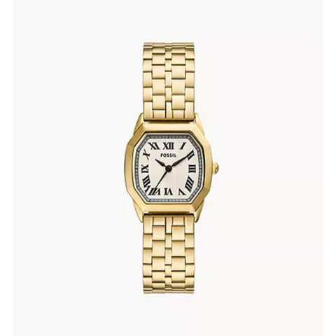 Fossil ES5361I Harlow Three-Hand Gold-Tone Stainless Steel Watch