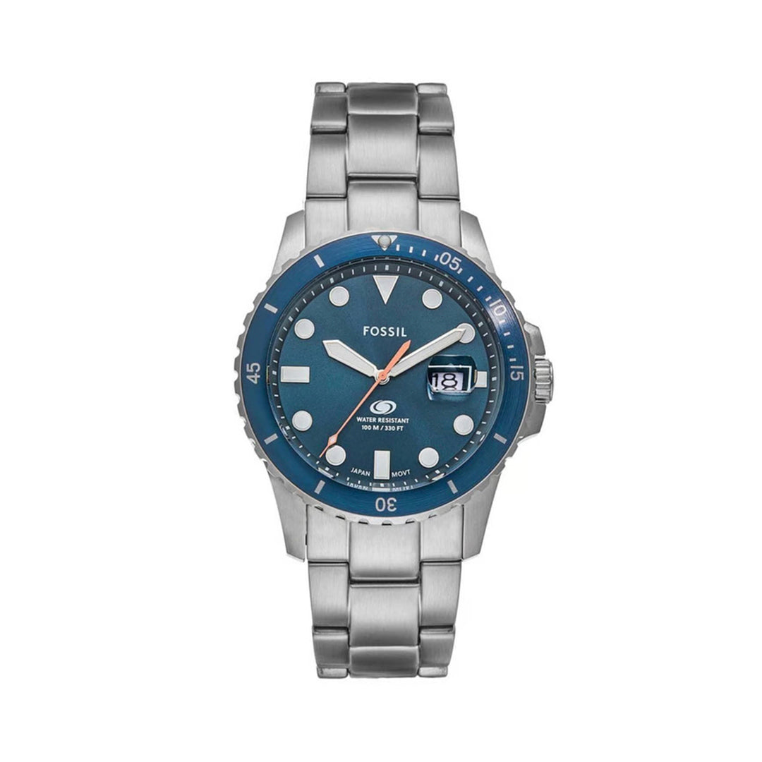 Fossil FS6050 Blue Dive Analog Watch for Men