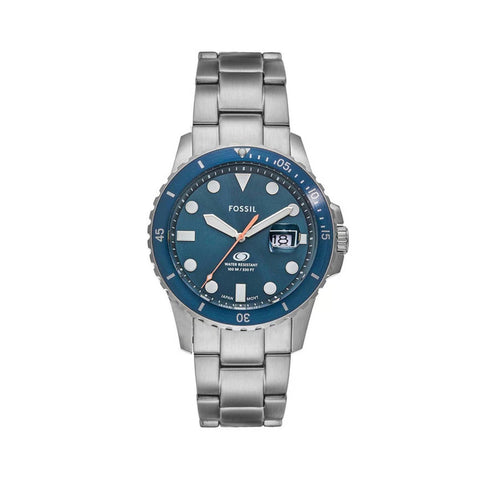 Fossil FS6050 Blue Dive Analog Watch for Men