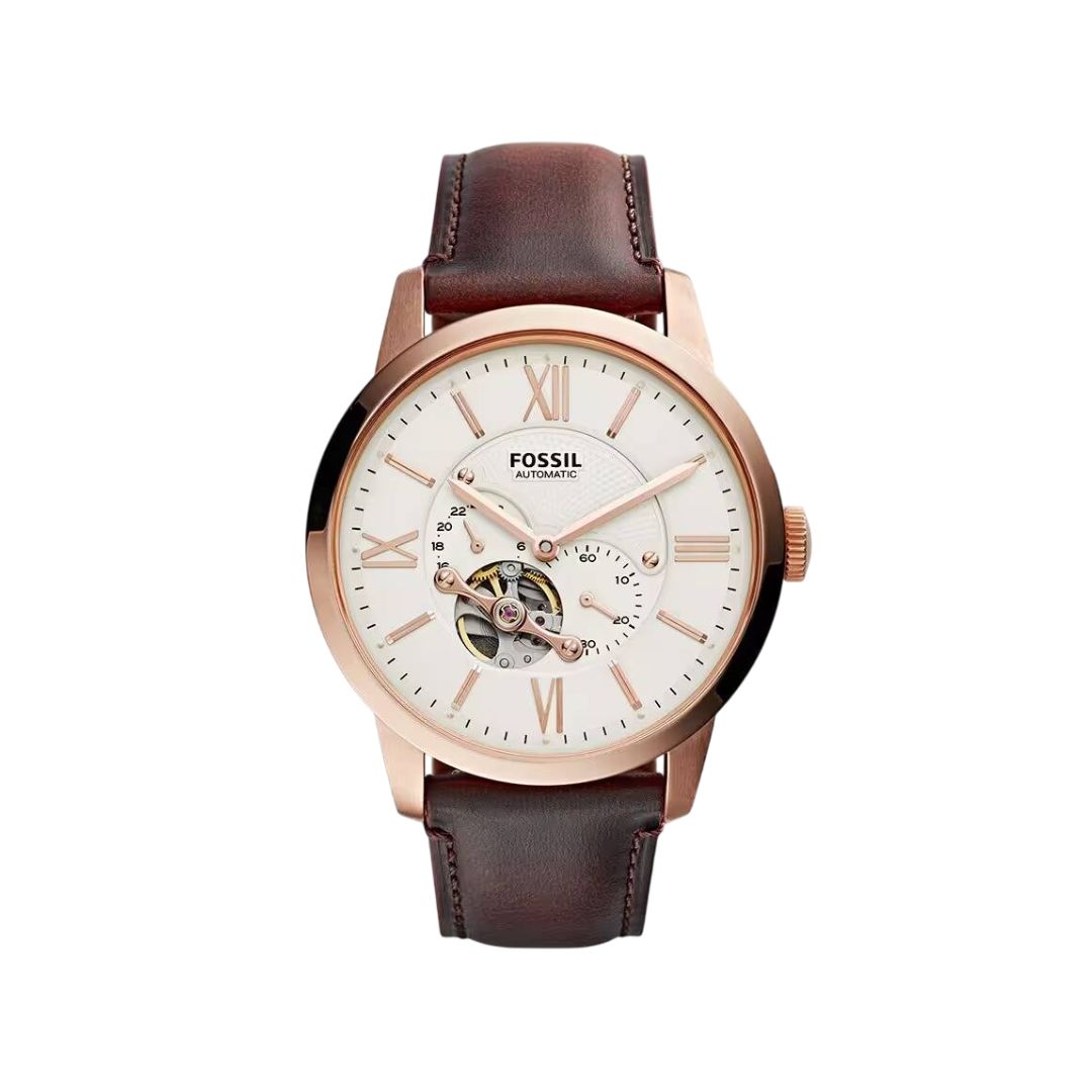 Fossil Watch for Men ME3105 Townsman Automatic with leather strap