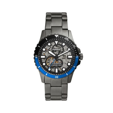 Fossil Watch For Men ME3201 FB-01 Automatic Smoke Stainless Steel