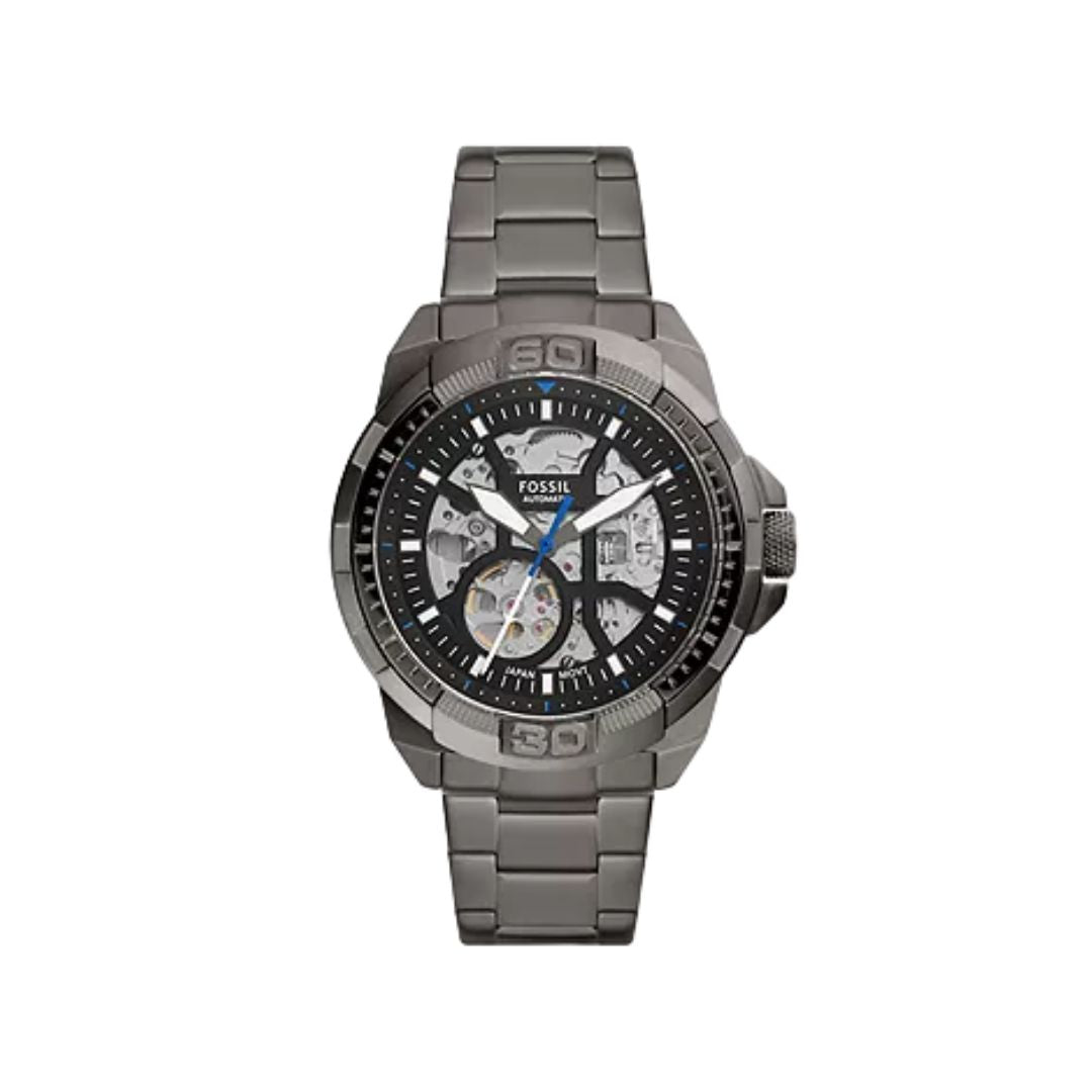 Fossil ME3218 Bronson Automatic Smoke Stainless Steel Watch