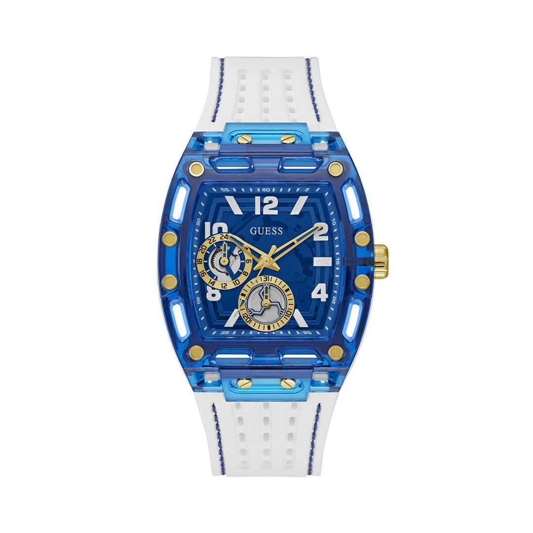 Guess Phoenix Men Rectangle Dial Quartz Analog Watch - GW0499G6