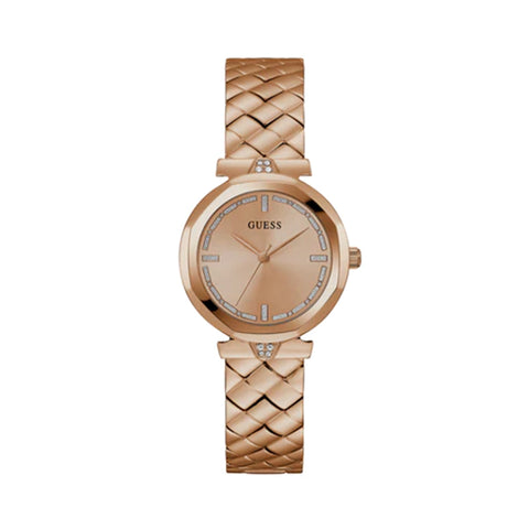 Guess Women's Rose Gold Analog Stainless Steel Watch GW0613L3