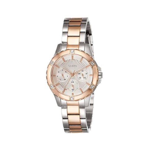 Guess Women's Rose Gold Stainless Steel Chronograph Watch W0443L4