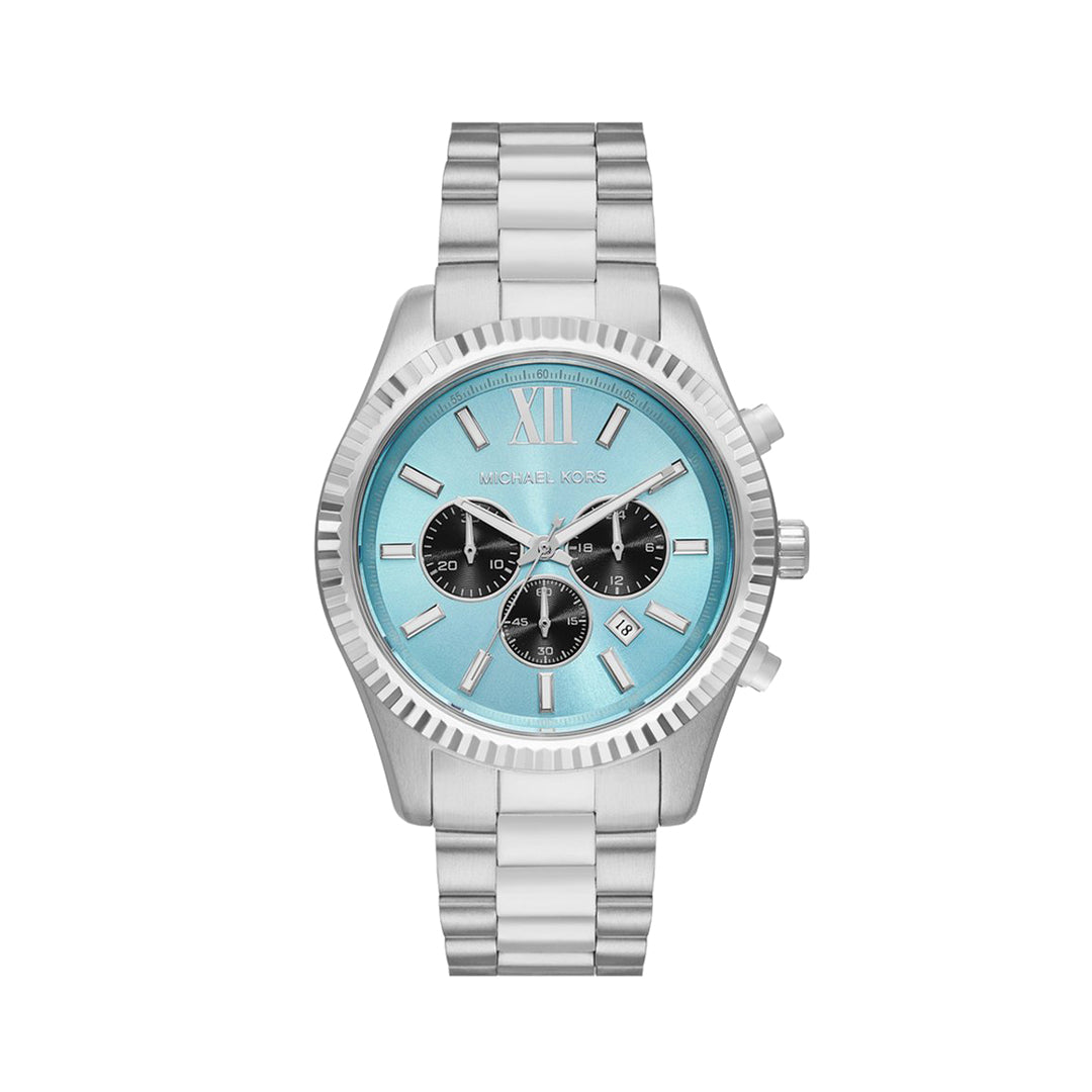 MICHAEL KORS Lexington Men Chronograph Watch with Metal Strap - MK9165I