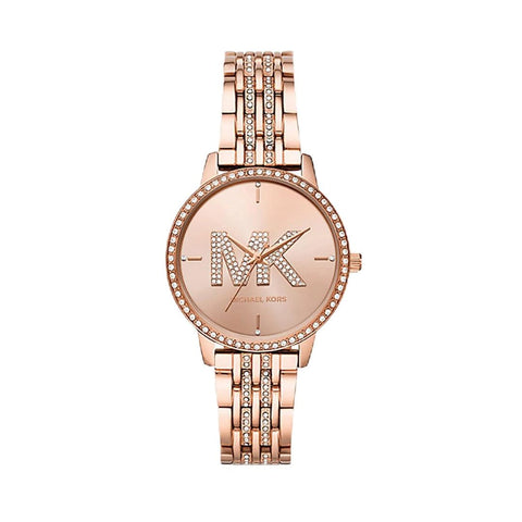 Michael Kors MK4372 Women Embellished Outlet Melissa Analogue Watch